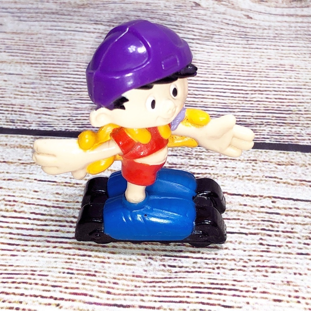 Vintage 1994 BOBBYS WORLD Wheeled Roller Skating Spider On Back Toy